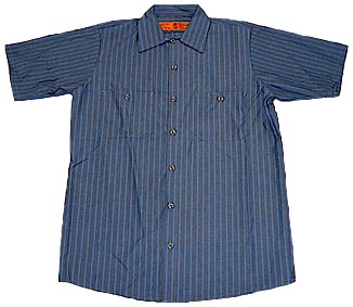 RED KAP STRIPE SS SHIRTS