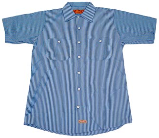 RED KAP STRIPE SS SHIRTS