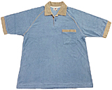 PILE PIPING POLO SHIRTS